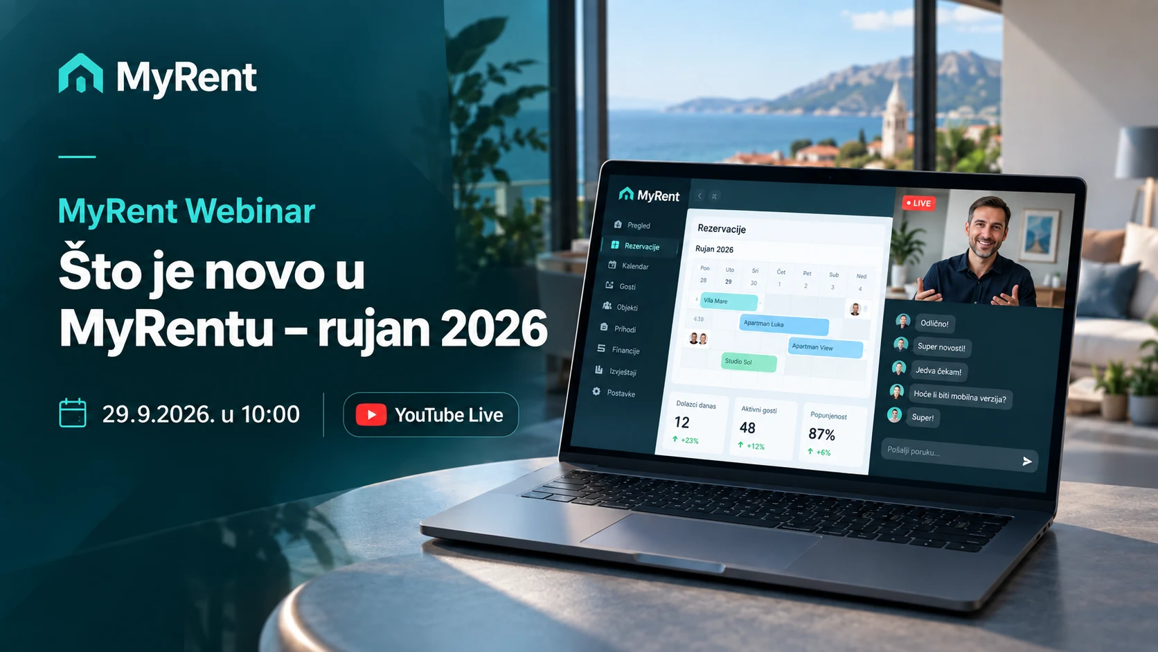 MyRent Webinar – Što je novo u MyRentu, rujan 2026
